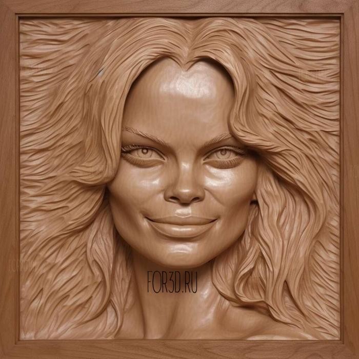 pamela anderson 1 stl model for CNC